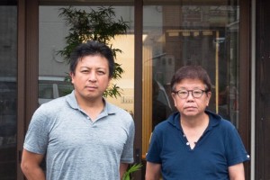 「ほどがや　人・まち・文化振興会」の役員・柴田裕一さん（右）と兼弘彰さん